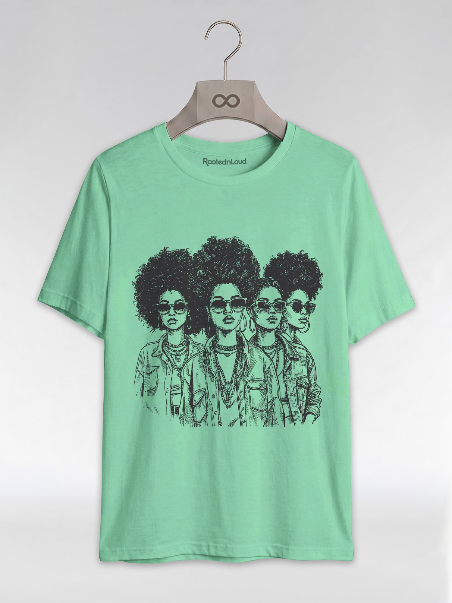 Black Girl Magic: The Ultimate Squad Goals Graphic T-Shirt - RootednLoud