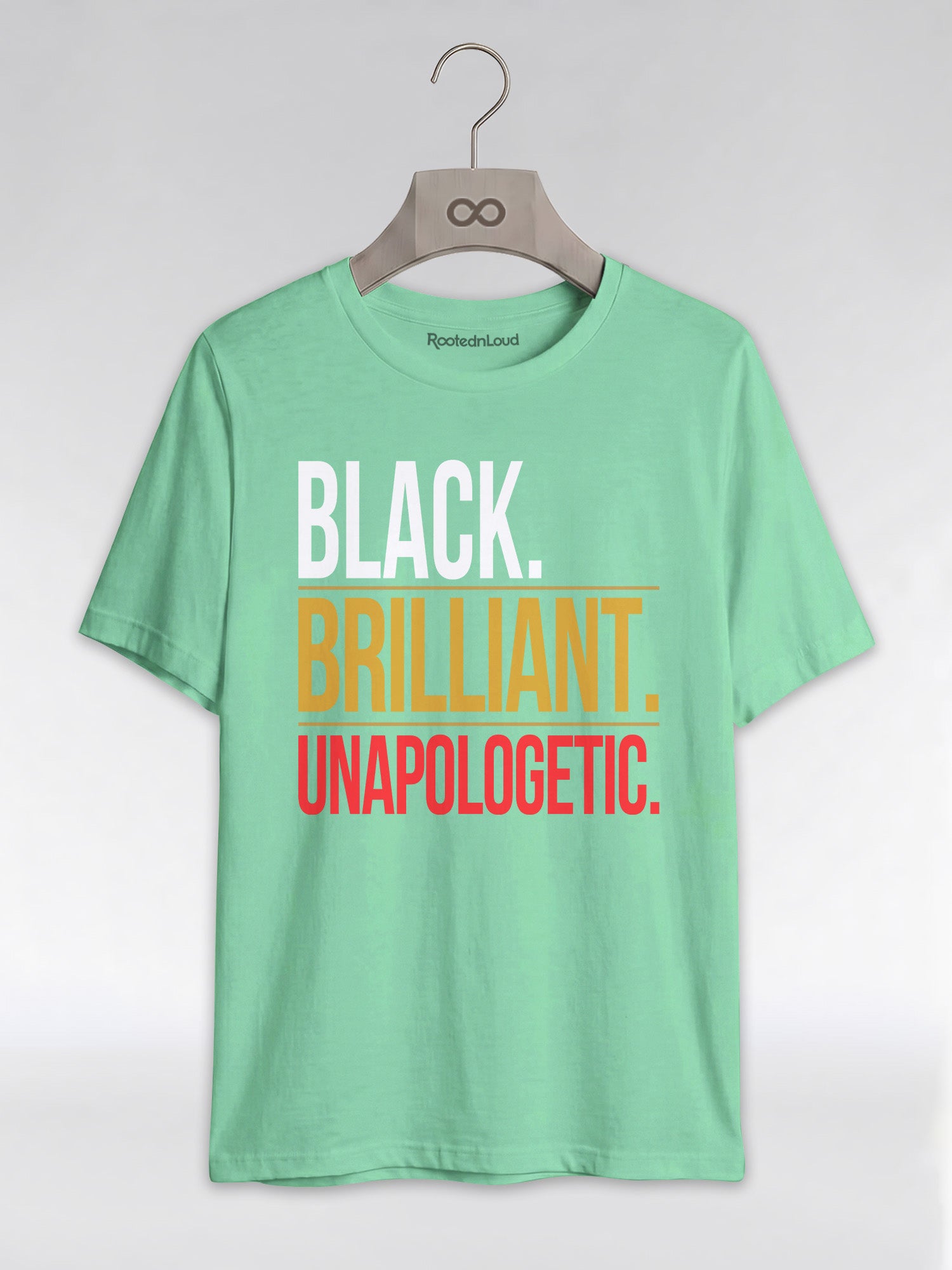 Black Brilliant Unapologetic: Proud Melanin Graphic T-Shirt - RootednLoud