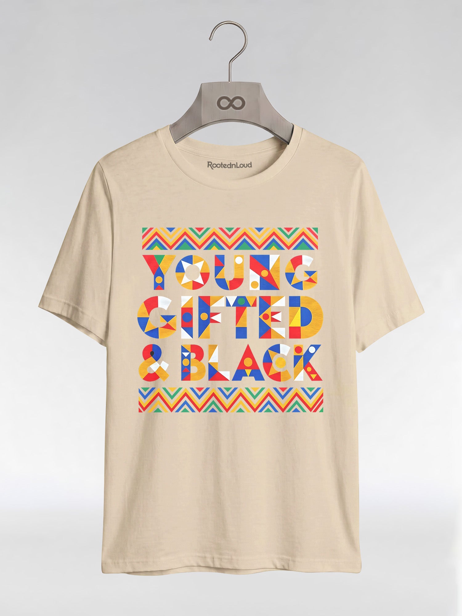 Black Excellence Apparel: Young Gifted and Black Tribal Graphic T-Shirt - RootednLoud
