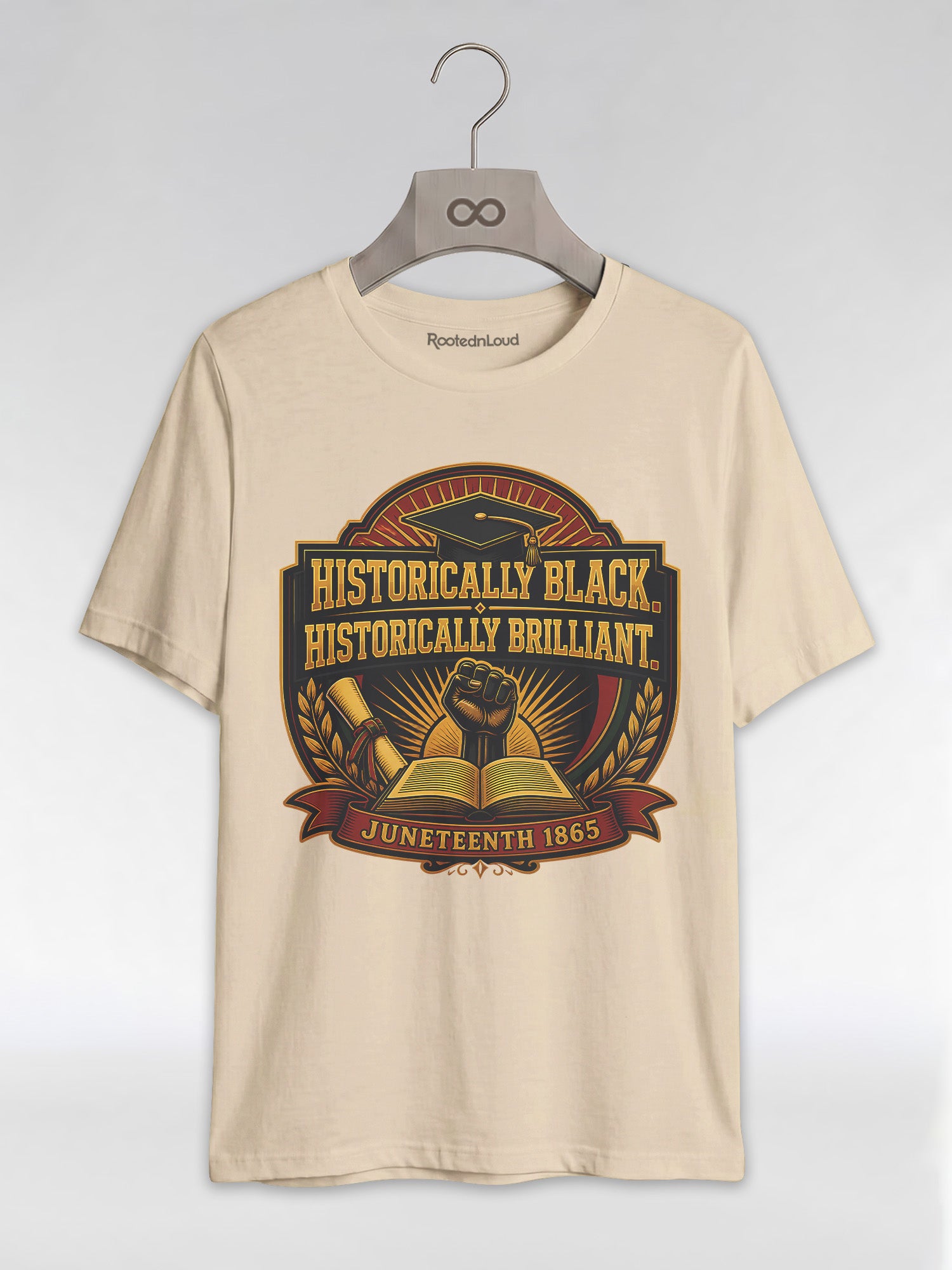 Historically Black Historically Brilliant: HBCU Graduation Graphic T-Shirt - RootednLoud