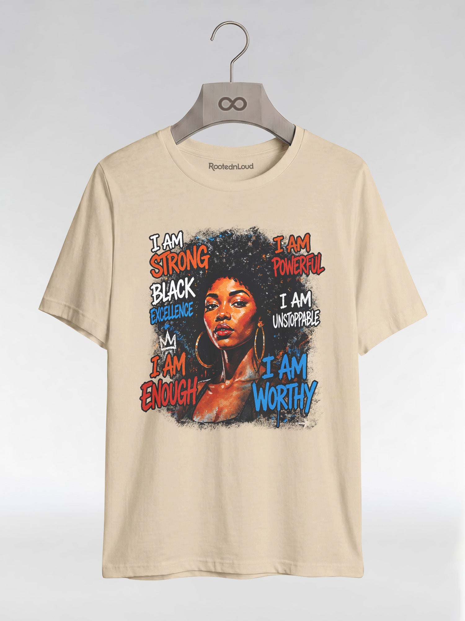 I Am Unstoppable: Black Excellence Graphic T-Shirt - RootednLoud