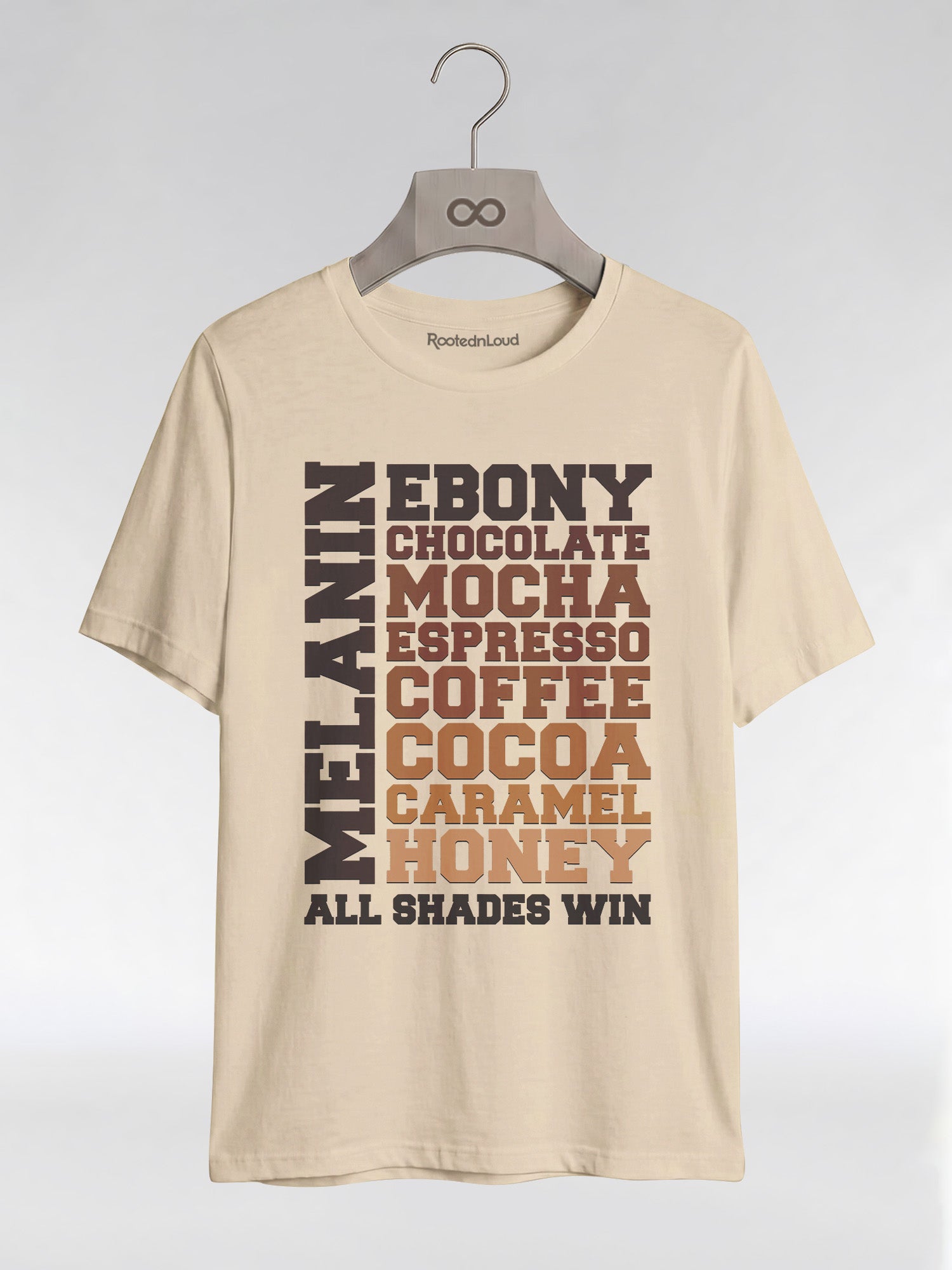 Melanin All Shades Win - Black Queen Graphic T-Shirt - RootednLoud