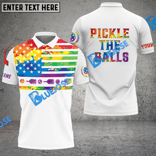 Frenzidea Pickleball Colorful Personalized Unisex Shirt