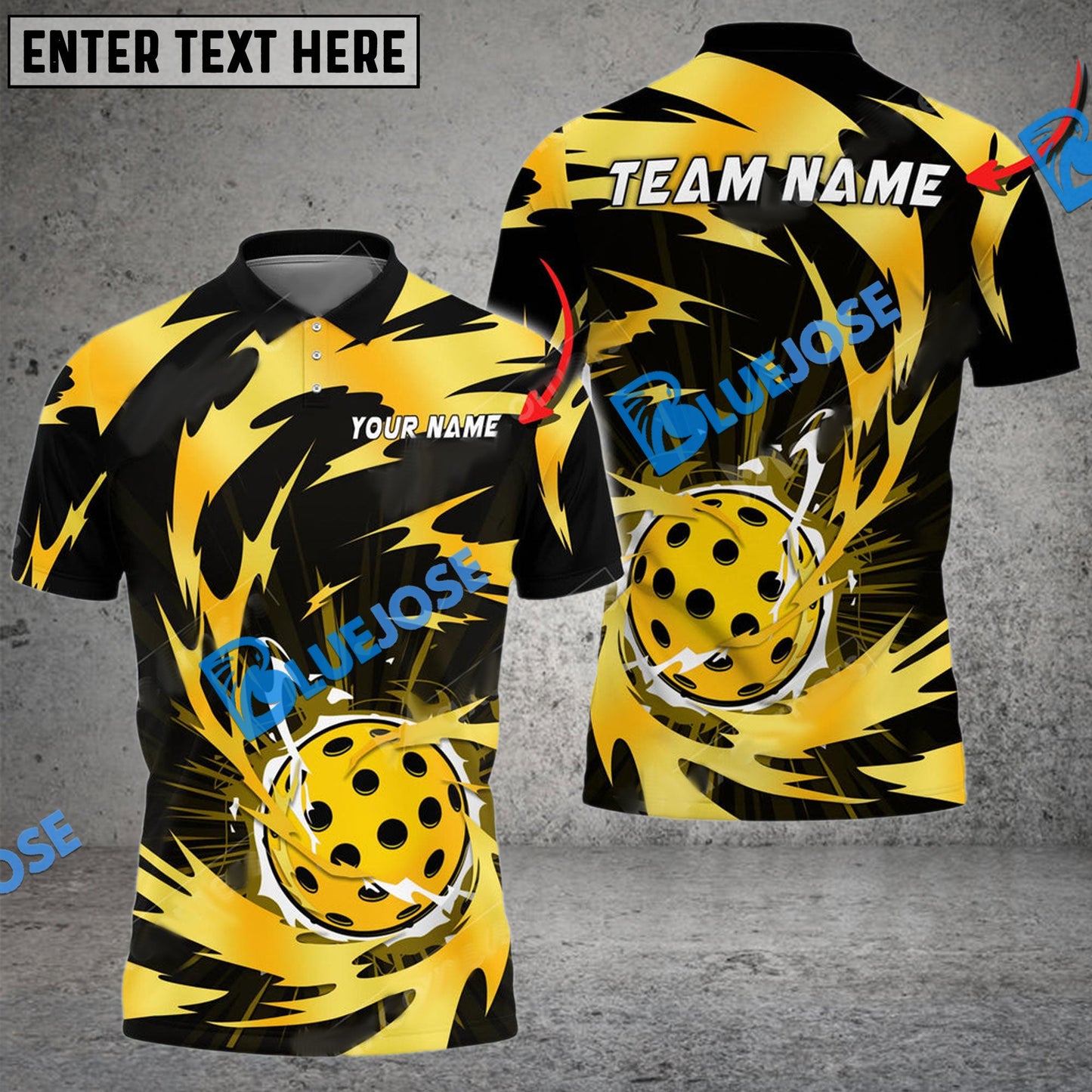 Frenzidea Pickleball Thunder Aura Personalized Name, Team Name Unisex Shirt