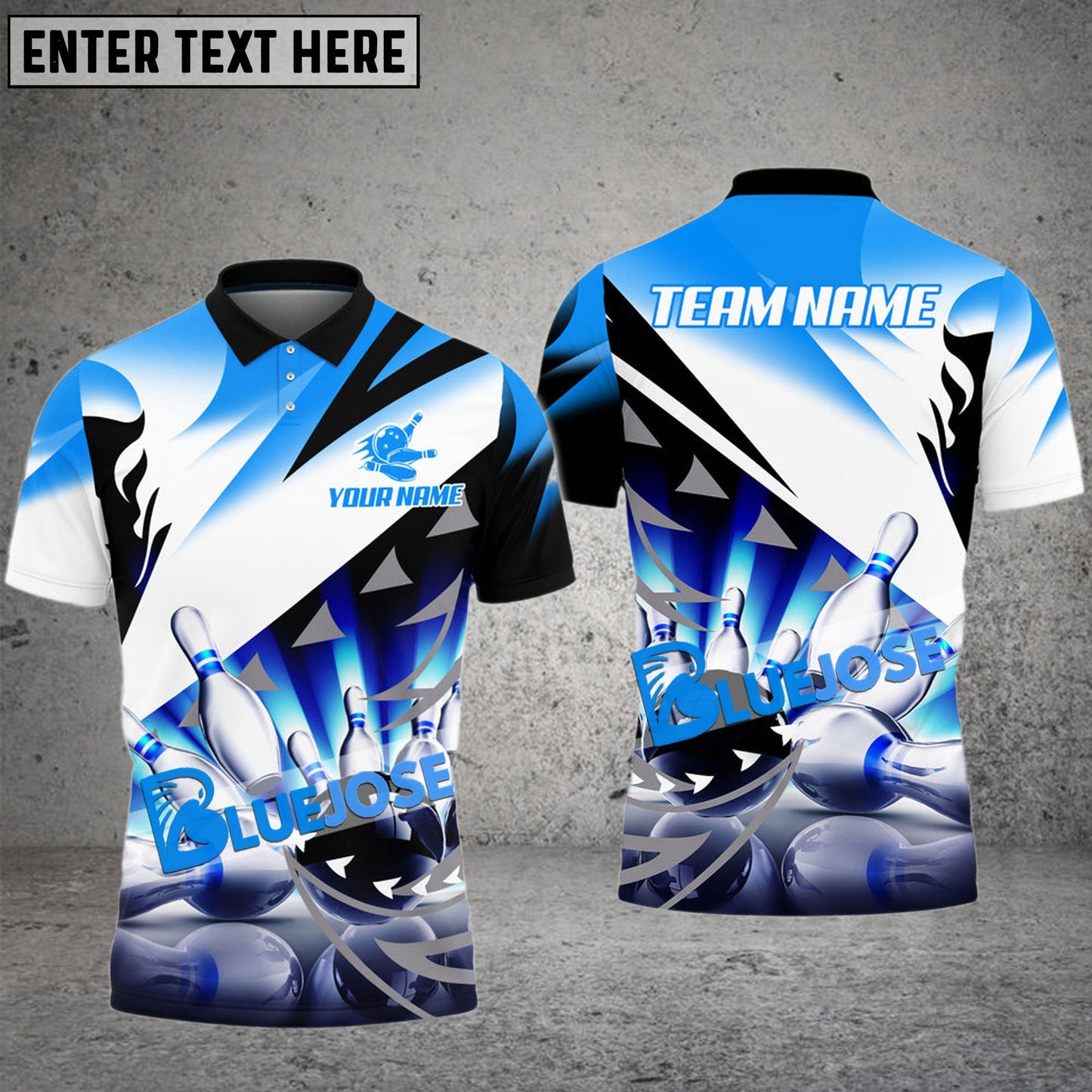 Frenzideas Bowling And Pins Arrow Move Customized Name 3D Shirt ( 6 Colors)
