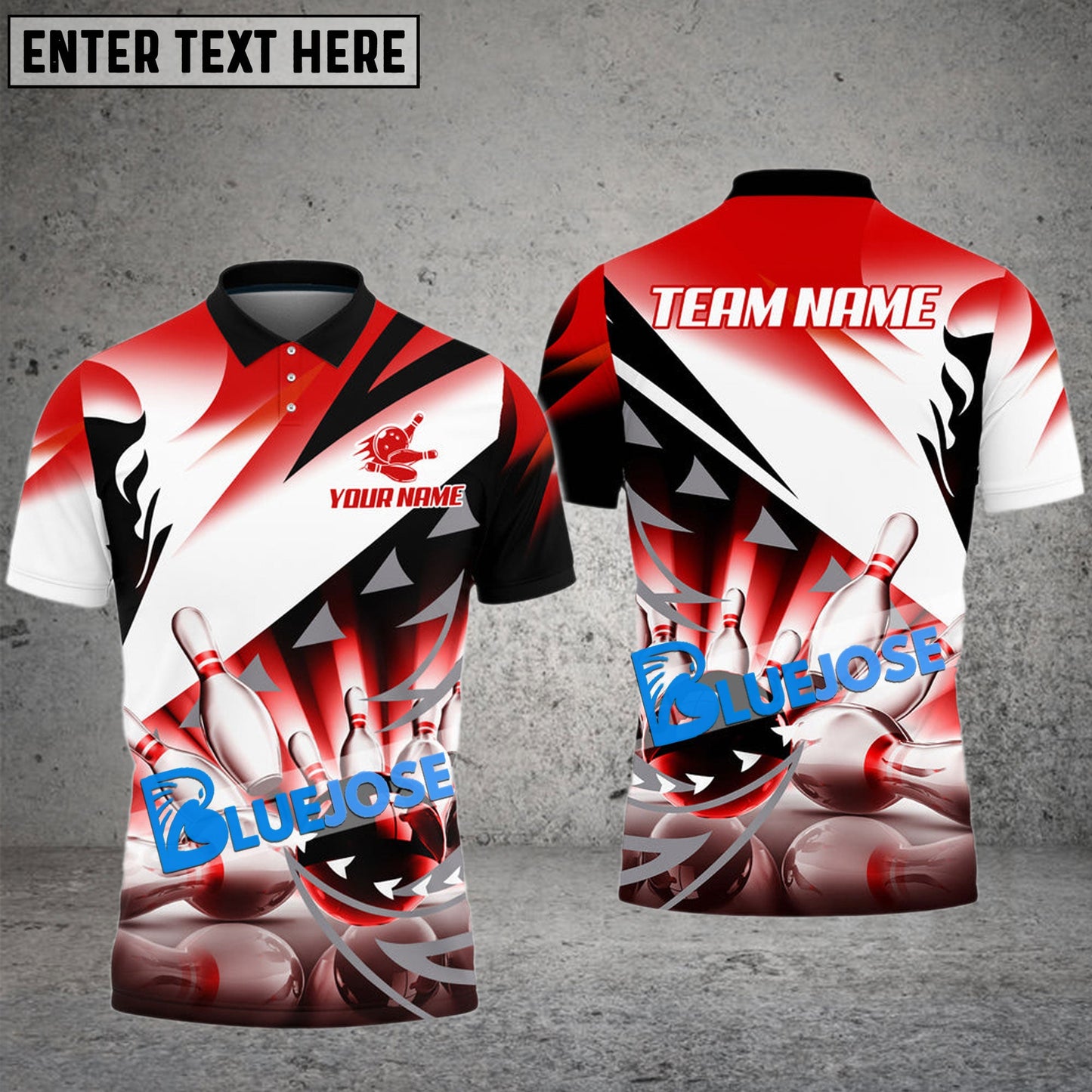 Frenzideas Bowling And Pins Arrow Move Customized Name 3D Shirt ( 6 Colors)