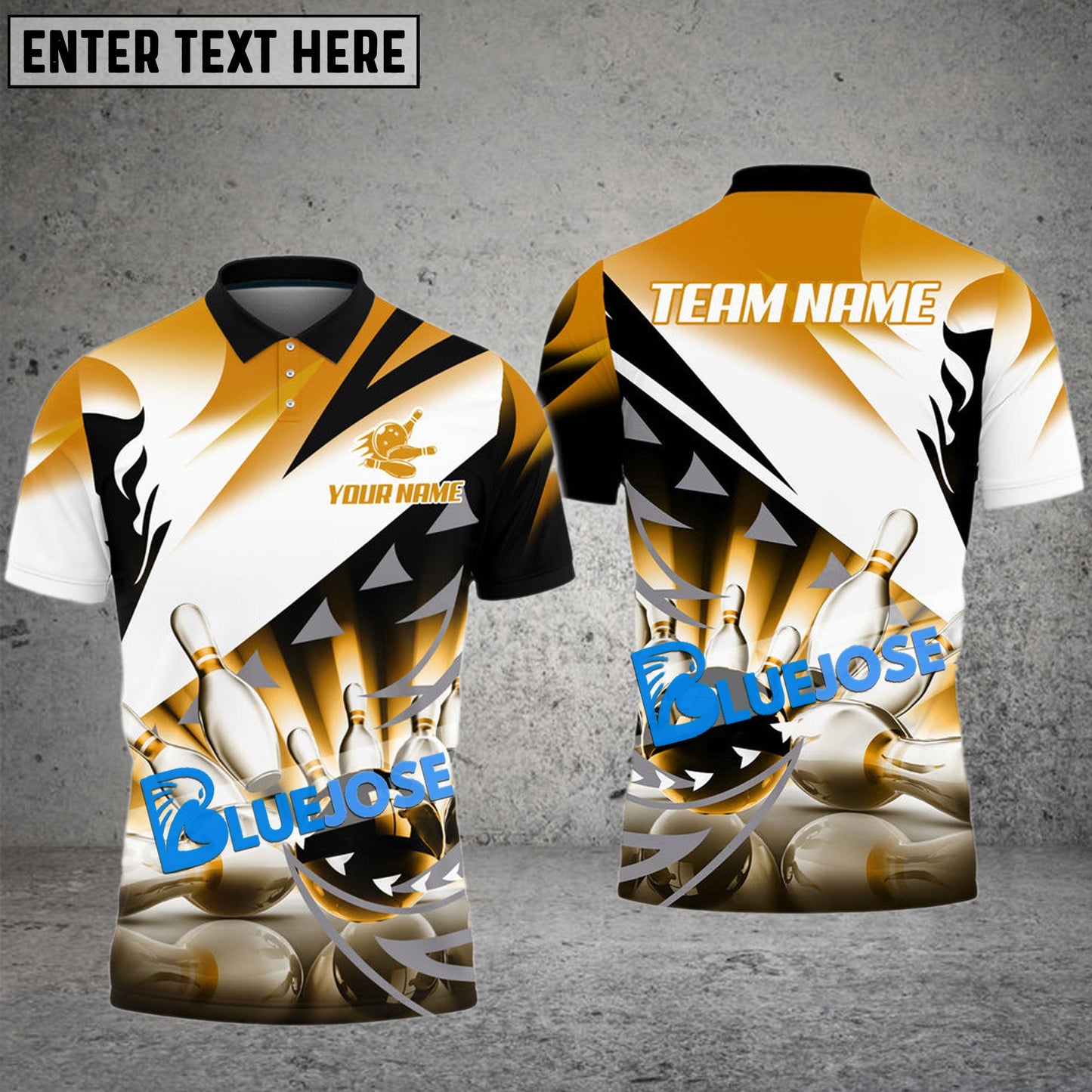 Frenzideas Bowling And Pins Arrow Move Customized Name 3D Shirt ( 6 Colors)