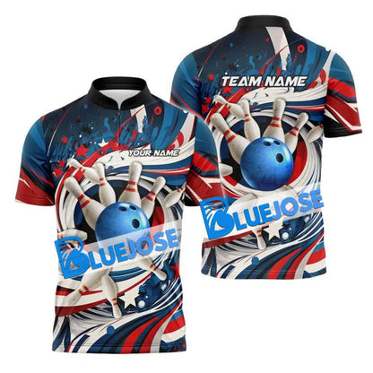 Frenzideas Bowling American Tornado Customized Name, Team Name 3D Shirt