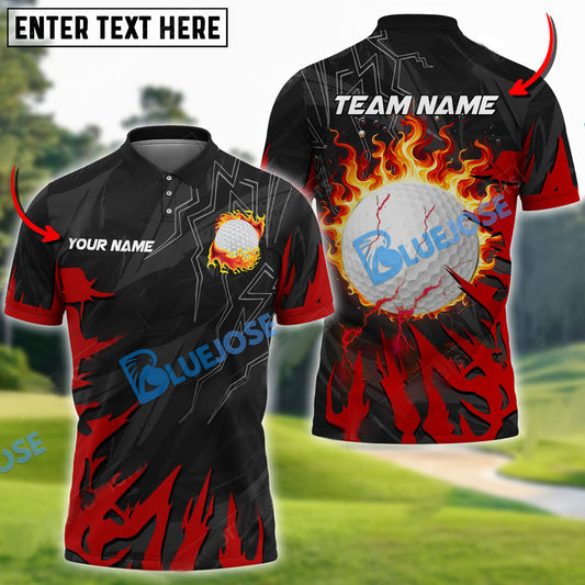 Frenzidea Golf Break The Darkness Customized Name, Team Name 3D Shirts (4 Colors)