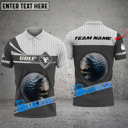 Frenzidea Golf Ball Customized Name, Team Name 3D Shirts (4 Colors)