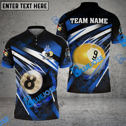 Frenzidea Billiards Explosion Personalized Name, Team Name Unisex Shirt ( 6 Colors )