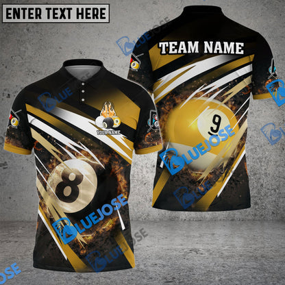 Frenzidea Billiards Explosion Personalized Name, Team Name Unisex Shirt ( 6 Colors )
