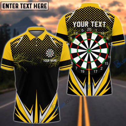 Frenzidea Thunder Darts Personalized Name, Team Name 3D Shirt (12 Colors)