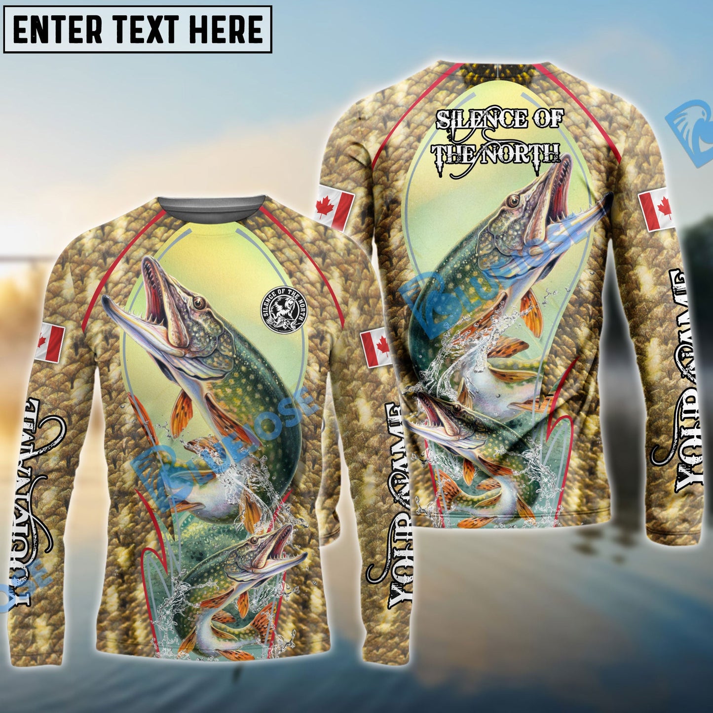 Frenzidea Fishing Silence of the North Custom 3D Shirts