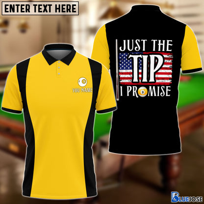 Frenzidea Billiards Just The Tip Personalized Name 3D Shirt