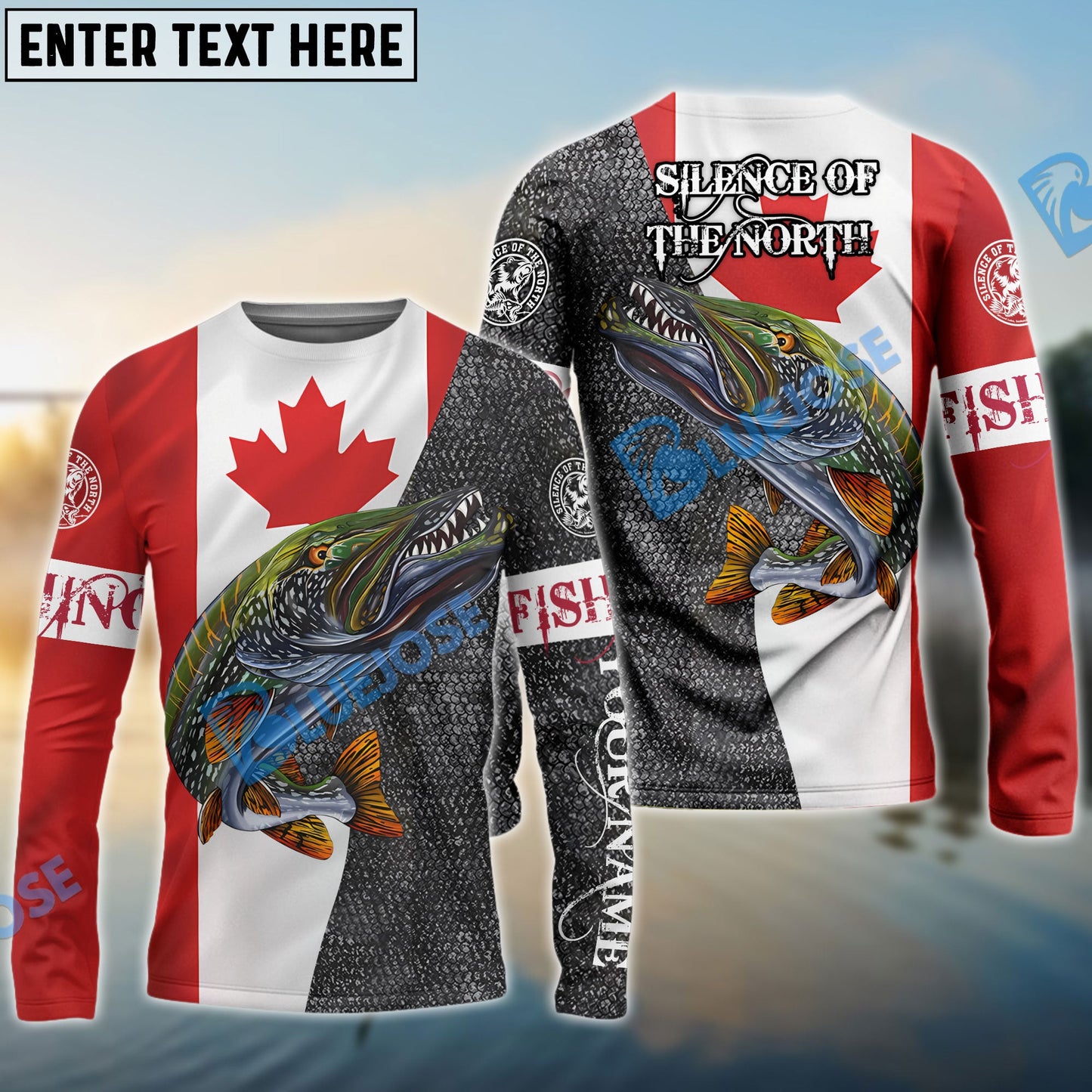 Frenzidea Fishing Silence of the North Custom 3D Shirts