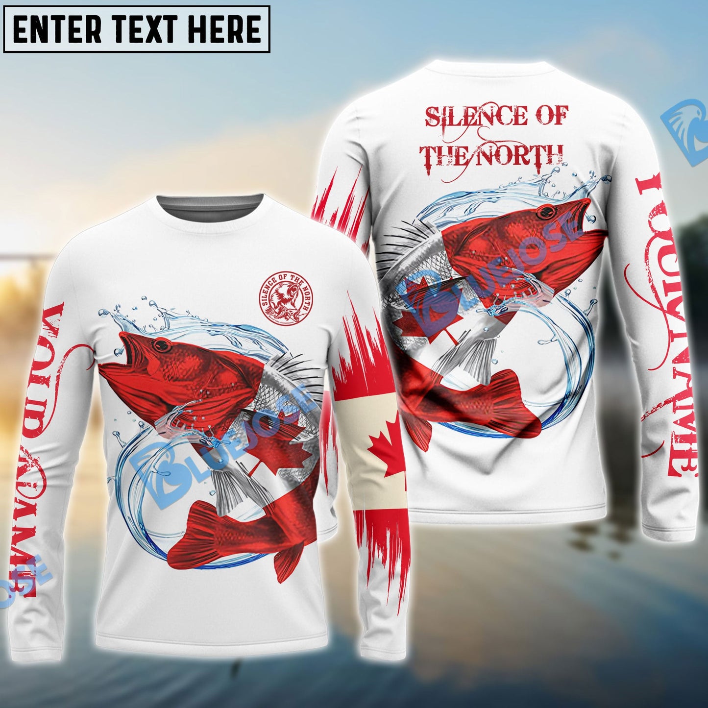 Frenzidea Fishing Silence of the North Custom 3D Shirts