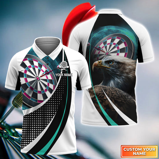Frenzidea Eagle And Darts Personalized Name 3D Shirt