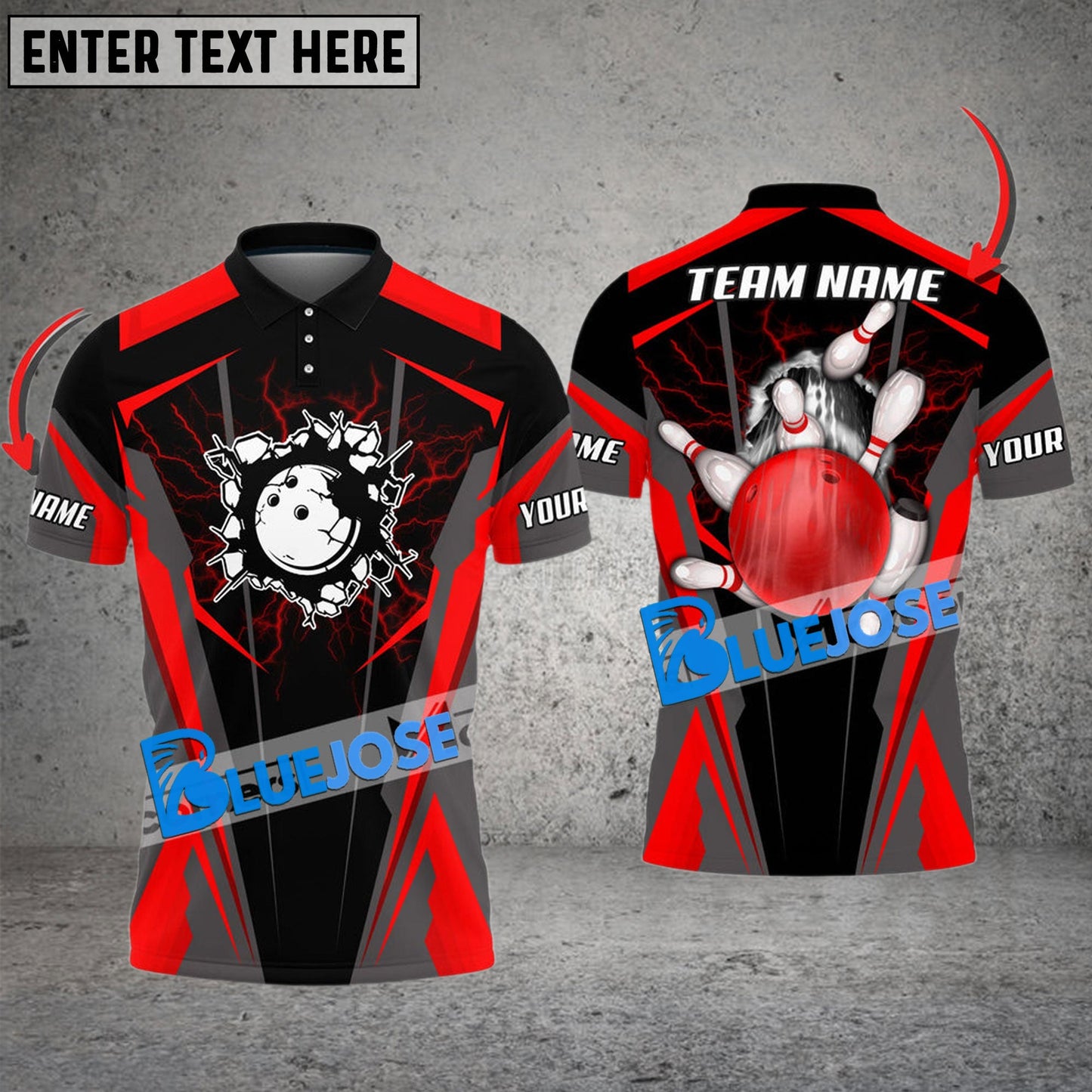 Frenzidea Bowling And Pins Crack Customized Name 3D Shirt (4 Colors)