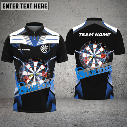 Frenzidea Darts Sport Lightning Personalized Name, Team Name 3D Shirt ( 5 Colors)