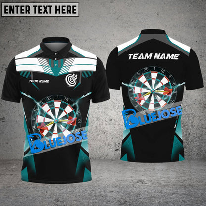 Frenzidea Darts Sport Lightning Personalized Name, Team Name 3D Shirt ( 5 Colors)