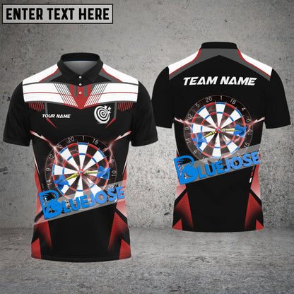 Frenzidea Darts Sport Lightning Personalized Name, Team Name 3D Shirt ( 5 Colors)