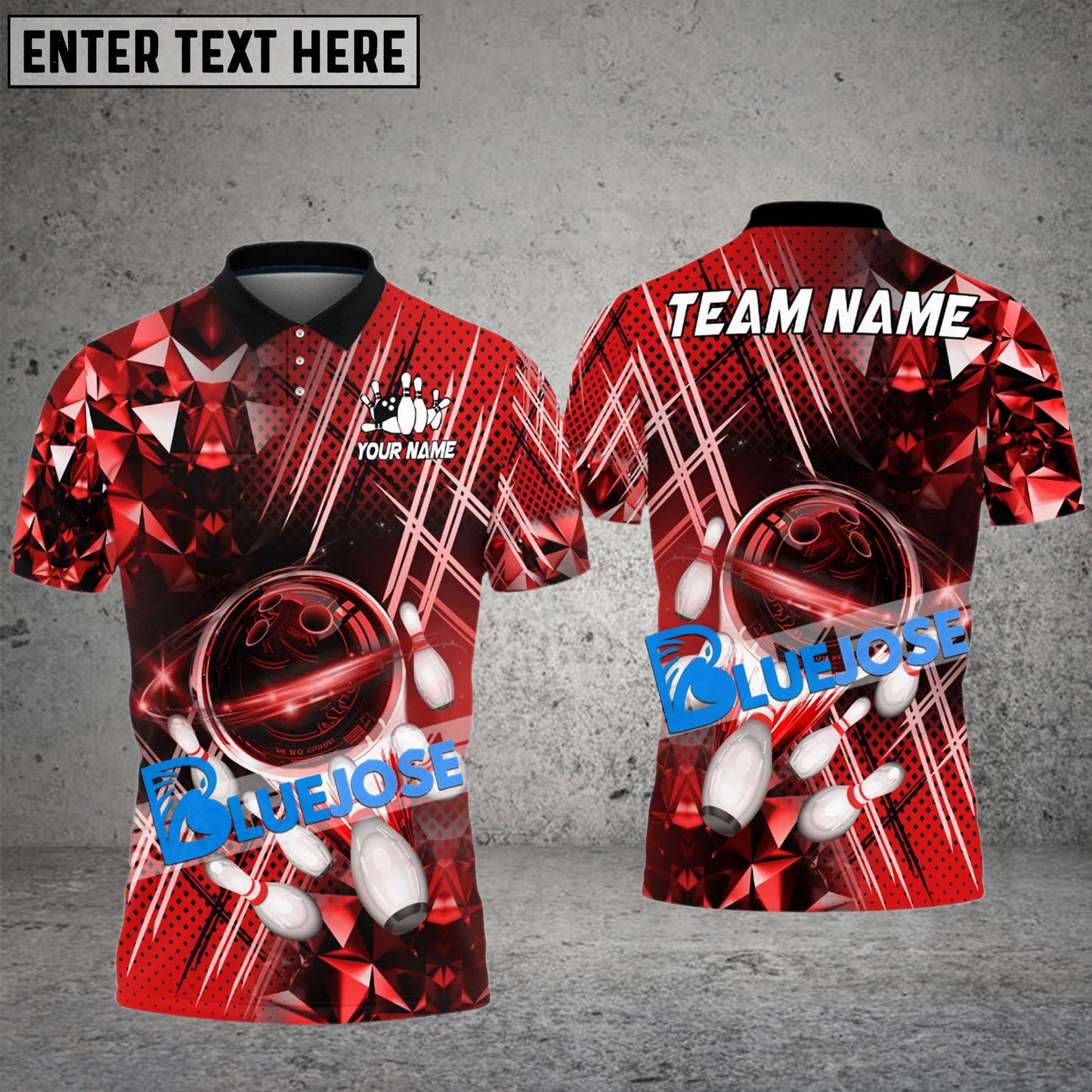 Frenzideas Bowling And Pins Fire Supersonic Speed Customized Name 3D Shirt ( 6 Colors)