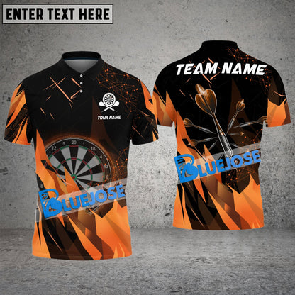Frenzidea Darts Lava Stone  Personalized Name, Team Name 3D Shirt (6 Colors)