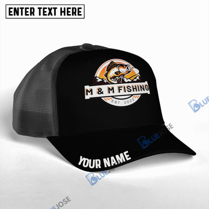 Frenzidea Personalized M&M Fishing Mesh Cap