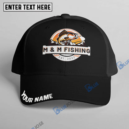 Frenzidea Personalized M&M Fishing Mesh Cap