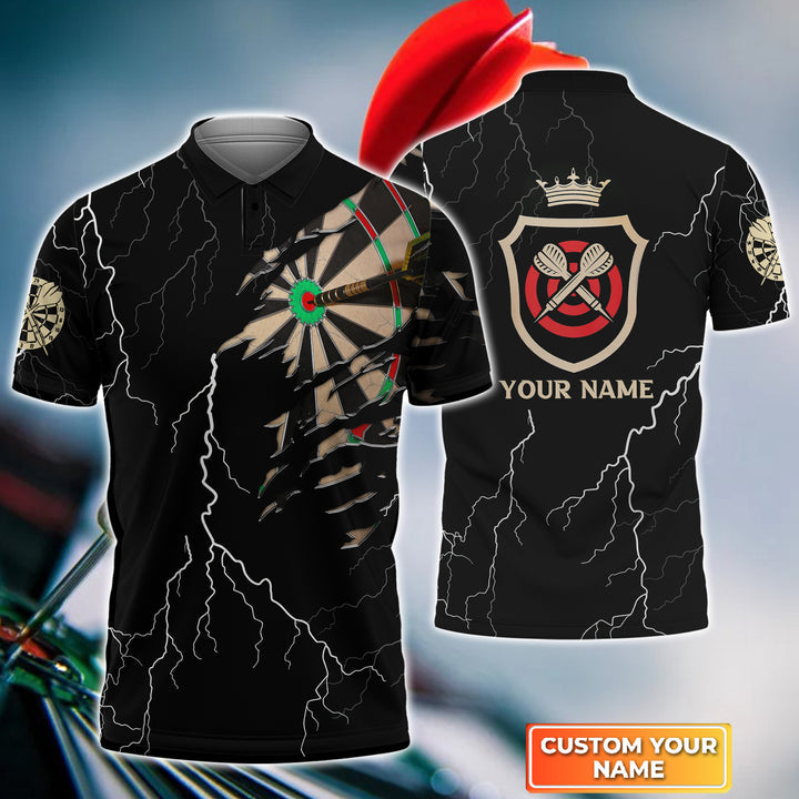 Frenzidea Darts Target Personalized Name 3D Shirt