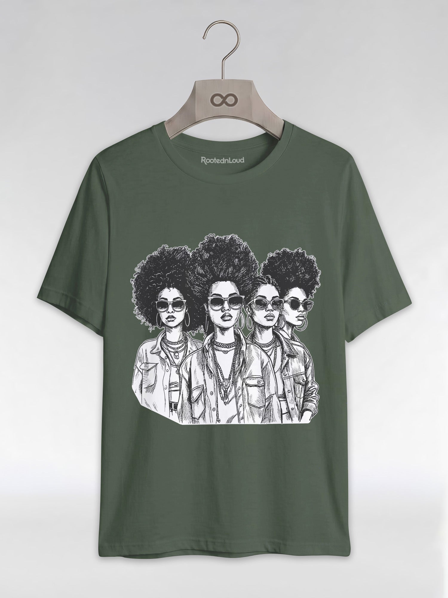 Black Girl Magic: The Ultimate Squad Goals Graphic T-Shirt - RootednLoud