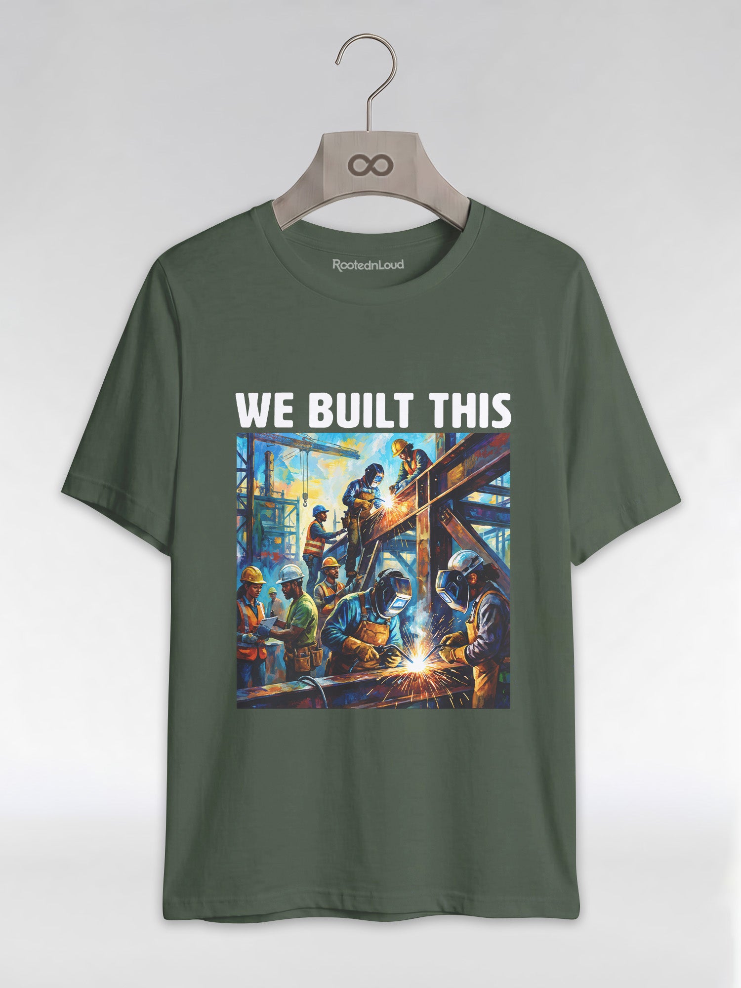 We Built This: The Legacy of Labor Graphic T-Shirt - RootednLoud