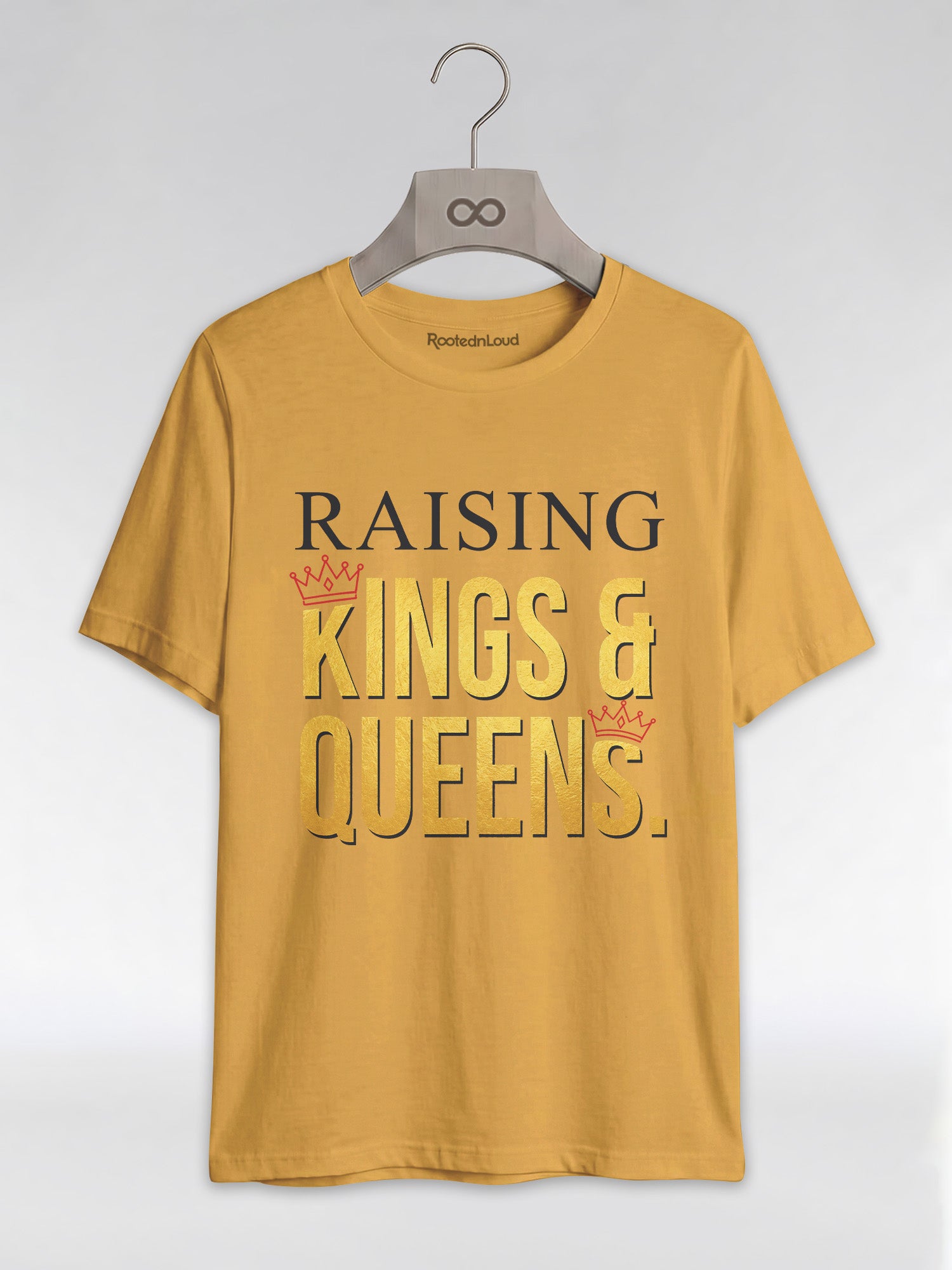 Raising Kings And Queens: Proud Black Parents Graphic T-Shirt - RootednLoud