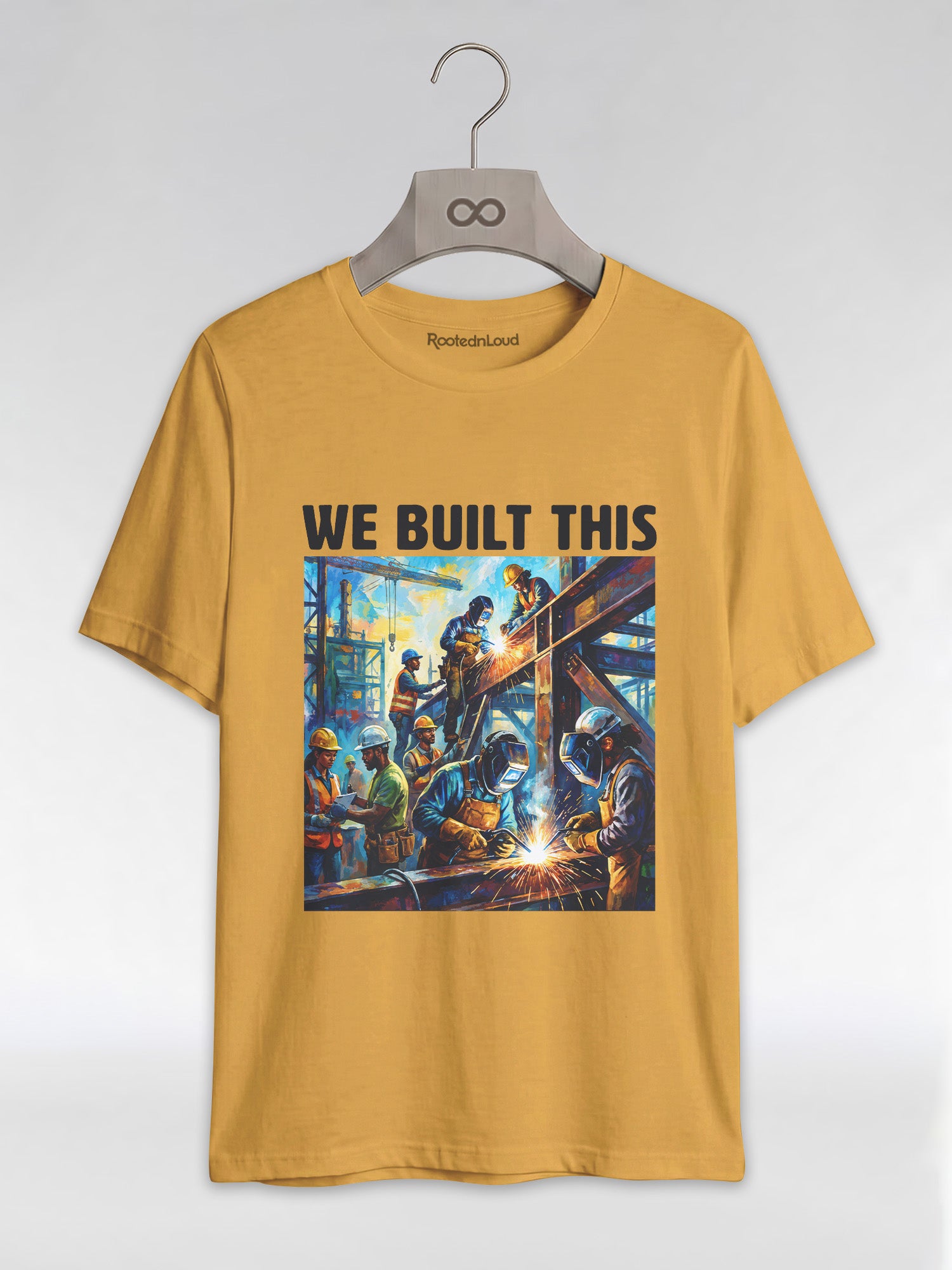 We Built This: The Legacy of Labor Graphic T-Shirt - RootednLoud