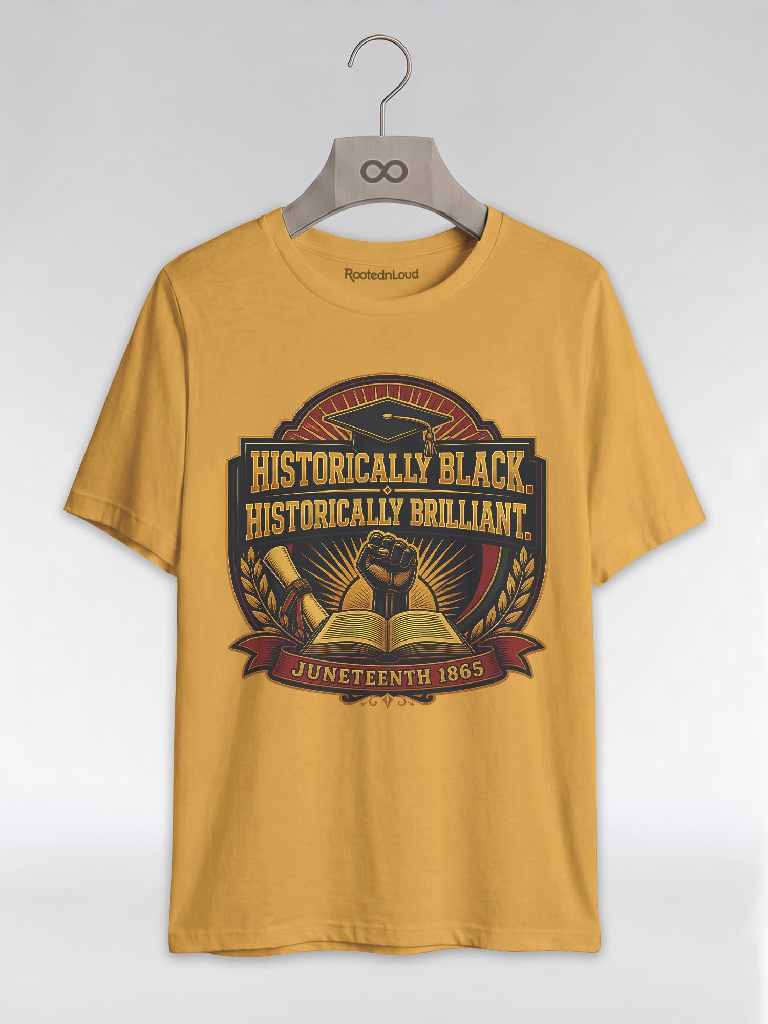 Historically Black Historically Brilliant: HBCU Graduation Graphic T-Shirt - RootednLoud