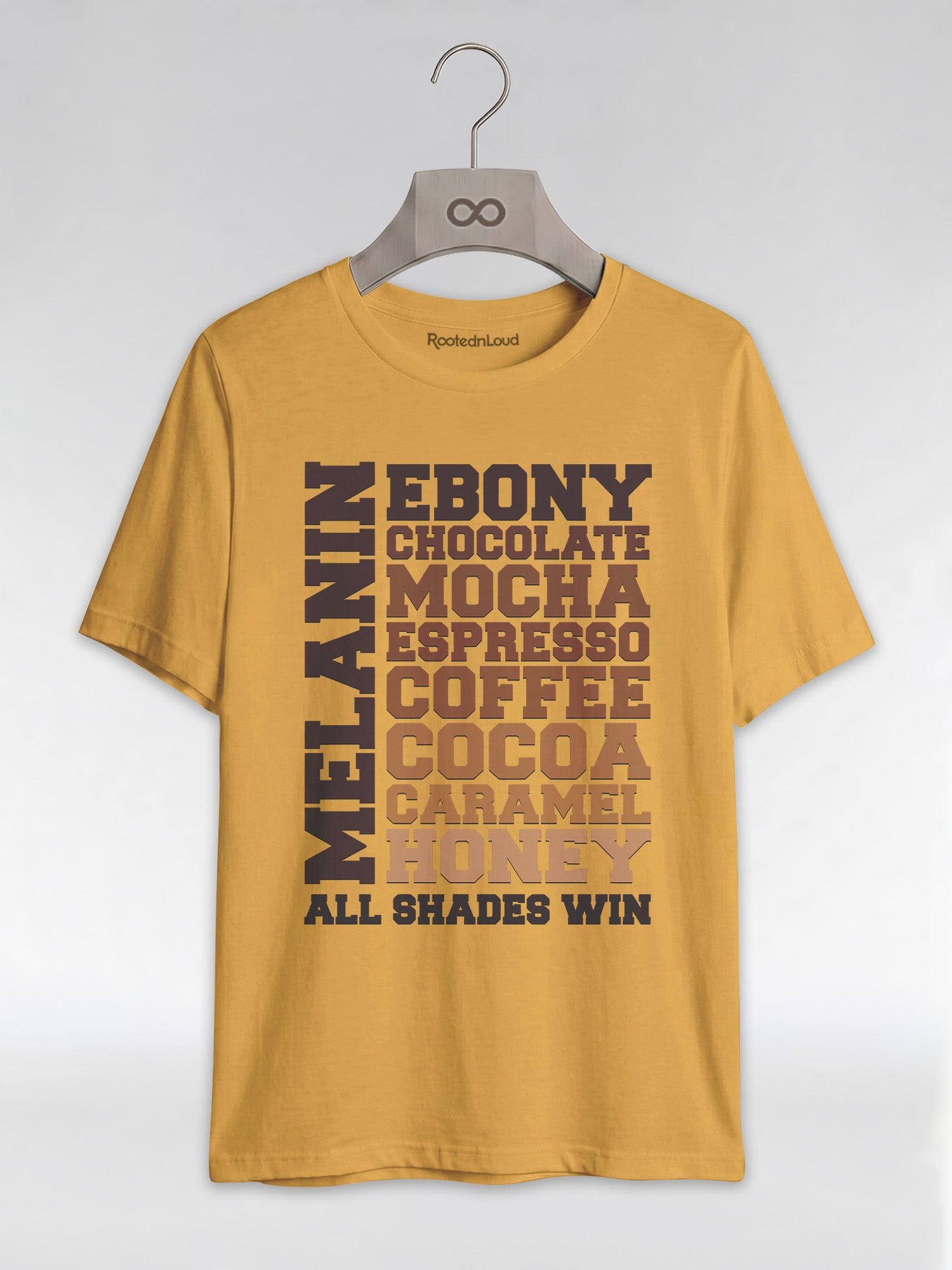 Melanin All Shades Win - Black Queen Graphic T-Shirt - RootednLoud