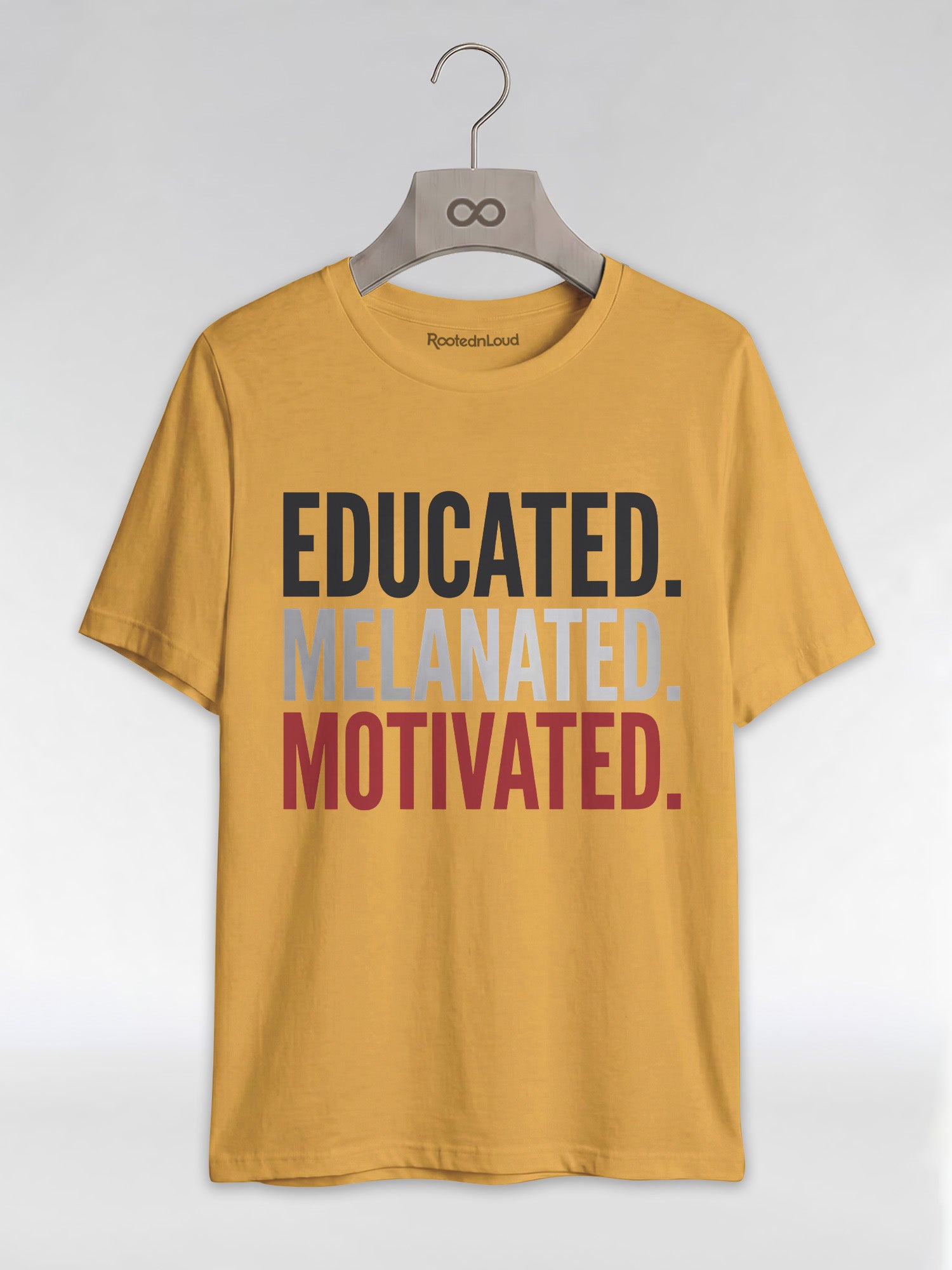 Educated Melanated Motivated: Black Excellence Graphic T-Shirt - RootednLoud