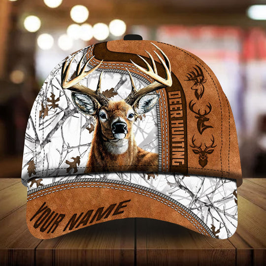 Frenzidea Premium Florapunk Black Camo Deer Hunting Personalized Cap