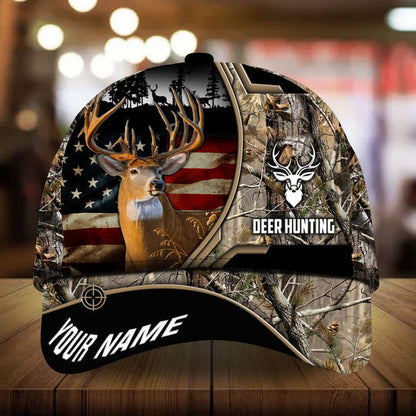 Frenzidea The Best Baer Deer Hunting Personalized Cap