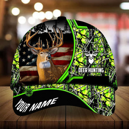 Frenzidea The Best Baer Deer Hunting Personalized Cap