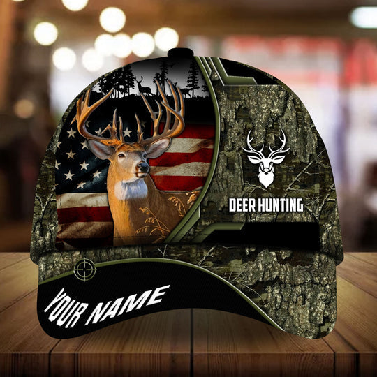 Frenzidea The Best Baer Deer Hunting Personalized Cap