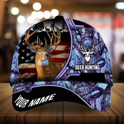 Frenzidea The Best Baer Deer Hunting Personalized Cap