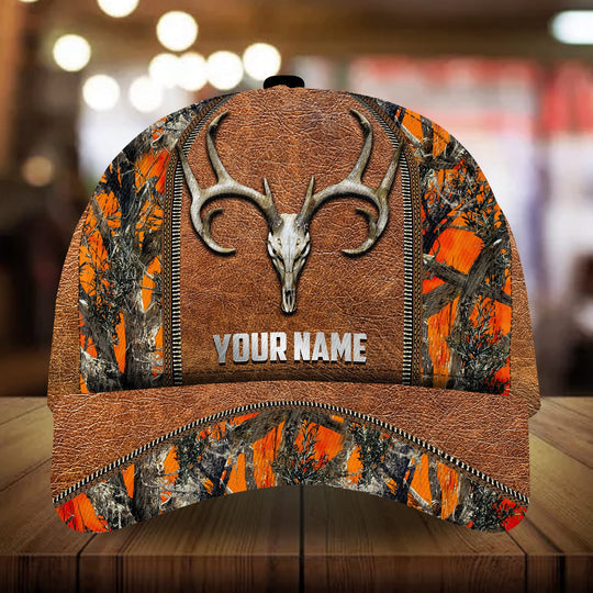 Frenzidea The Perfect Deer Skull Hunting Personalized Cap