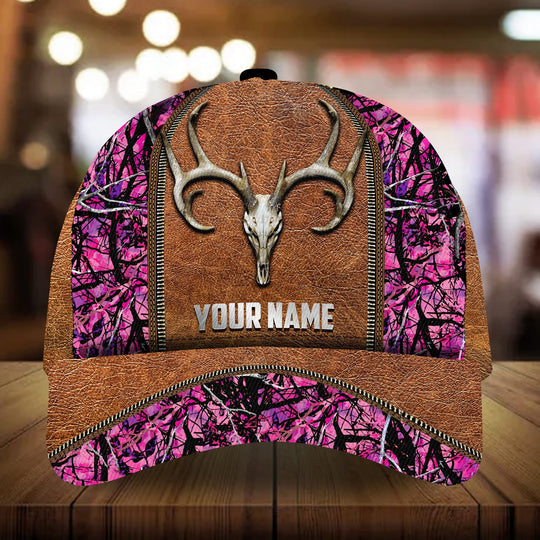 Frenzidea The Perfect Deer Skull Hunting Personalized Cap
