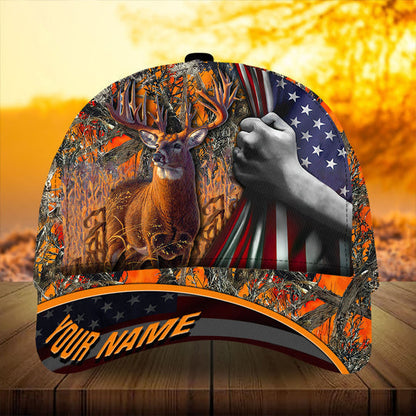 Frenzidea Premium Florapunk Flag Pull Deer Hunting Personalized Cap