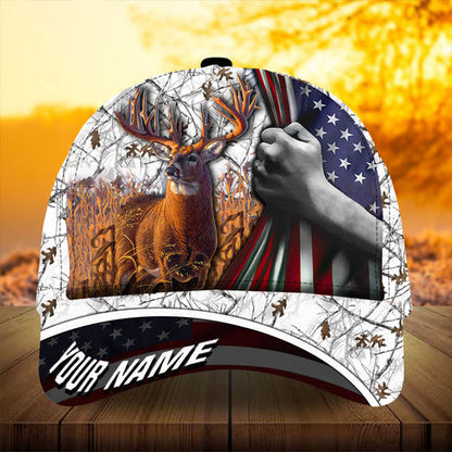Frenzidea Premium Florapunk Flag Pull Deer Hunting Personalized Cap