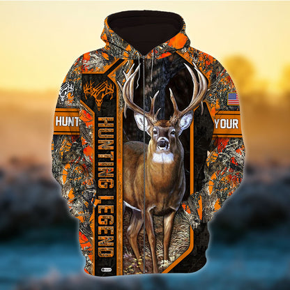 frenzidea The Distinction Of Hunting Legend 3D Hoodie (3 Colors)