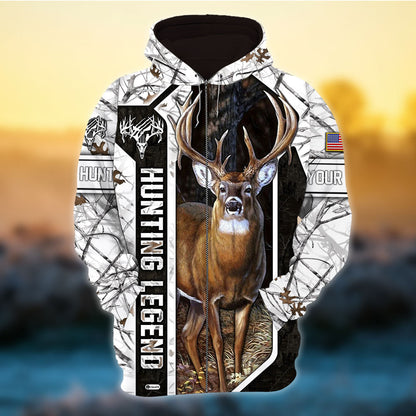 frenzidea The Distinction Of Hunting Legend 3D Hoodie (3 Colors)