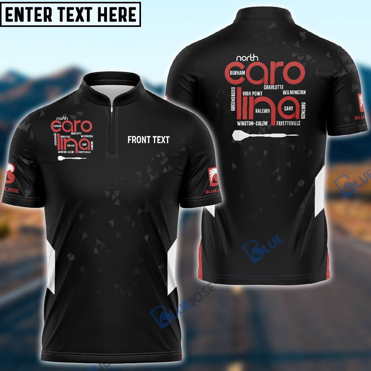 Frenzidea North Carolina Darts Custom Name Shirt